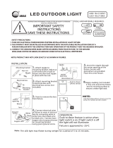 Amax Lighting LED-SLC12BZ/A19 Installation guide