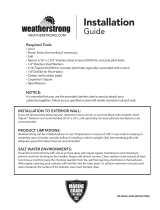 WeatherStrong EN000100-KRS Installation guide