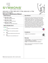 Symmons 3605-H321-V-STN-TRM Installation guide