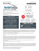 Sea gull lighting 4450504EN3-782 Installation guide