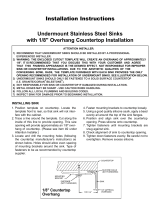 Elkay ECTRUD31199LT0 Installation guide