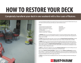 Rust-Oleum Restore 291462 Operating instructions