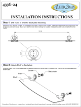 Allied Brass 433G/24-PB Installation guide