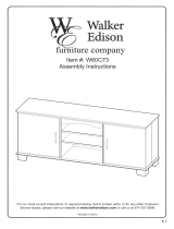 Walker Edison Furniture Company W60C73BL User manual