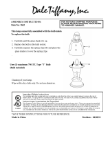 Dale Tiffany 1642 Operating instructions