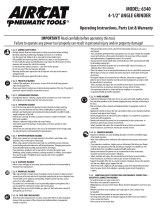 AIRCAT 6340 Operating instructions