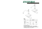 Kingston Brass HFSY7705ACL Installation guide