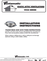 Cool Attic VX25BLKUPS Installation guide