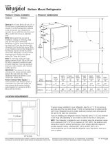 Whirlpool WRB322DMBW Installation guide