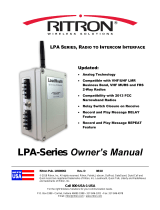 Ritron LPA-U450 User manual