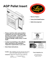 Lopi AGP Pellet Insert Owner's manual