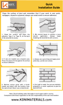 Koni Brick KBCN-269BFF Installation guide