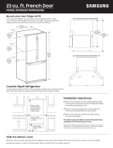 Samsung RF23R6201DT Installation guide