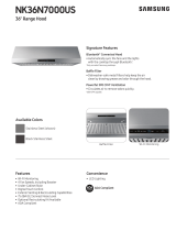 Samsung NK36N7000UG Installation guide