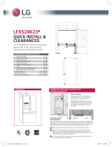 LG Electronics LFXS24623D Measurement Guide