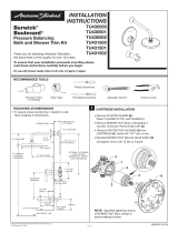 American Standard TU430500.295 Installation guide