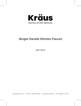 KRAUS KPF-1675CH Installation guide