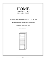Home Decorators Collection BF-21892-DG Installation guide