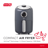 Dash AirCrisp Compact Air Fryer User manual