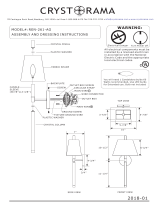 Crystorama REN-261-AG Operating instructions