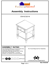 Furniture of America IDF-AC323WH Installation guide