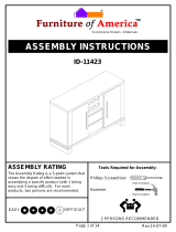 Furniture of America ID-11423 Installation guide