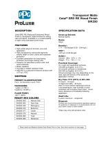 PPG ProLuxe SIK240-005-01 User manual
