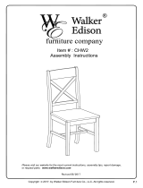 Walker Edison Furniture Company HD60MRFAWH-7 Installation guide