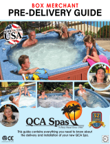 QCA Spas MODEL 5A SC Operating instructions