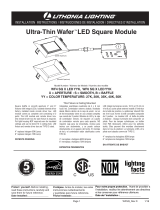 Acuity Brands WF4 SQ B LED 40K MB M6 Installation guide