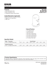 Kohler 9110-2BZ Specification