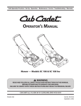 Cub Cadet CC46 ES User manual