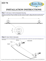 Allied Brass 433/24-PC Installation guide