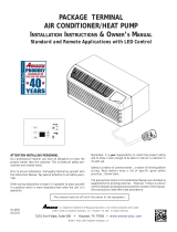 Amana PTH093G35AXXX Installation guide