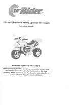 Lil Rider W41-0068 Operating instructions