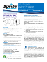 Sprite Showers ARS5-CT User manual