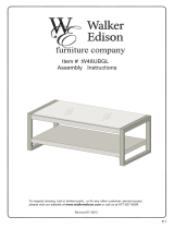 Walker Edison Furniture Company HD48UBGLAG Installation guide
