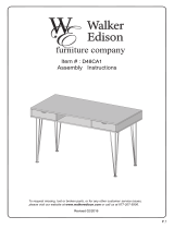 Walker Edison Furniture Company HD48CA1GR Operating instructions