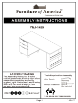 Furniture of America YNJ-1459C5 Installation guide