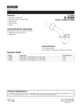 Kohler K-8999-CP Specification