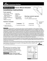 Peak Aluminum Railing 50971 Installation guide