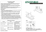 Kingston Brass HKB4648DL Installation guide