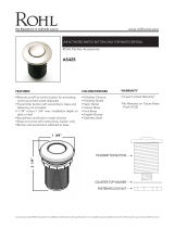 Rohl AS425PN User manual