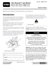 Toro 20334 Operating instructions