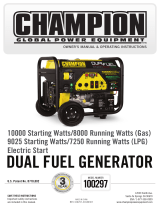 Champion Power Equipment 100297 Installation guide