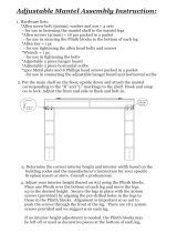 Pearl Mantels 201 Operating instructions