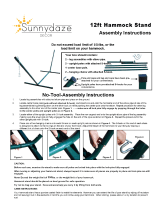 Sunnydaze Decor HS12-Green Operating instructions