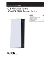 Eaton EGSU150NSEACA User manual