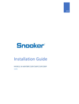 Snooker SK-60P User manual