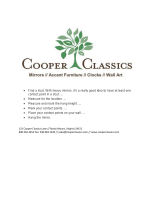 Cooper Classics 50002 Operating instructions